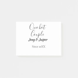 Bloco De Notas One hot couple add name since 20XX year date