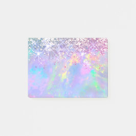 Bloco De Notas opal de faux glitter