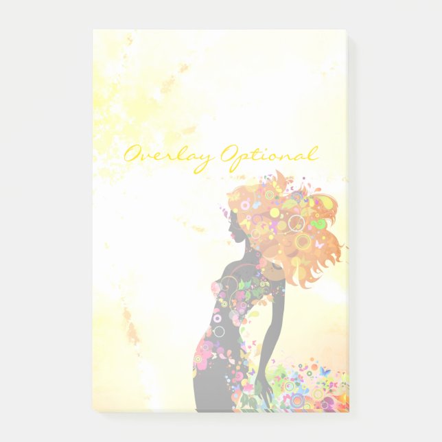 Bloco De Notas Opções da Butterfly Girl 5A (Frente)