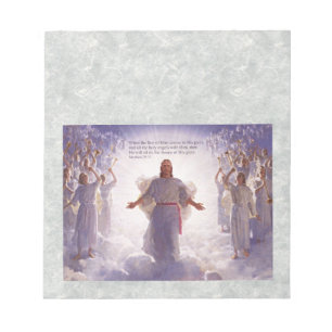 Bloco De Notas Opções de Jesus e seus Anjos 1