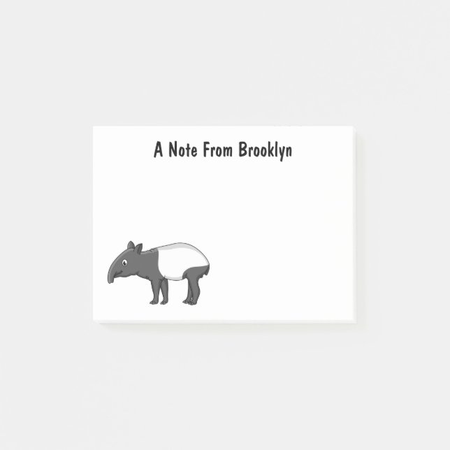 Bloco De Notas Óptica de banda animada feliz e bonita (Frente)