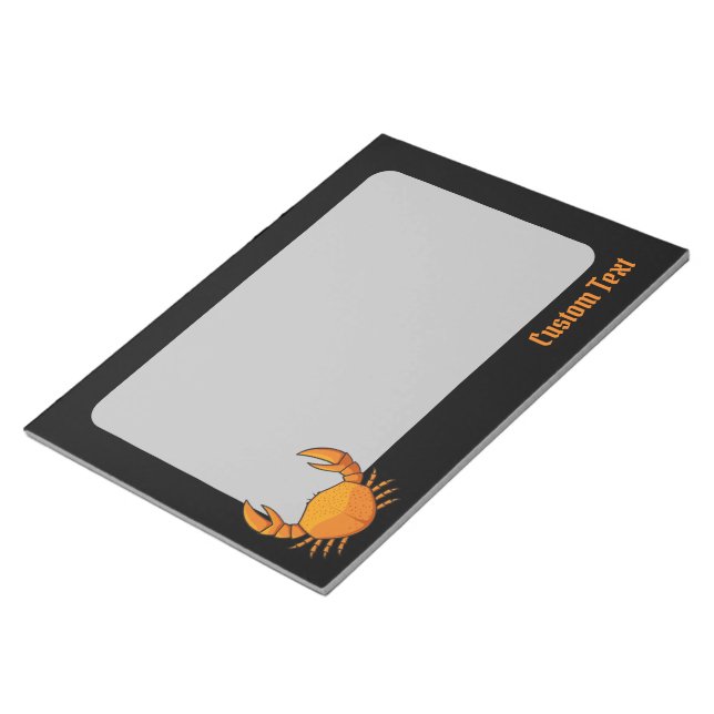 Bloco De Notas Orange Crab (Inclinado)