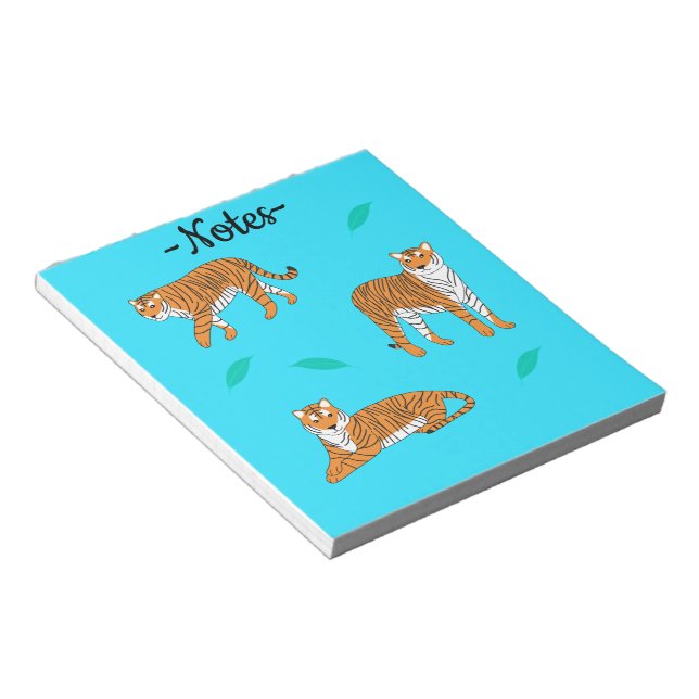 Bloco De Notas Orange Tigers (Inclinado)