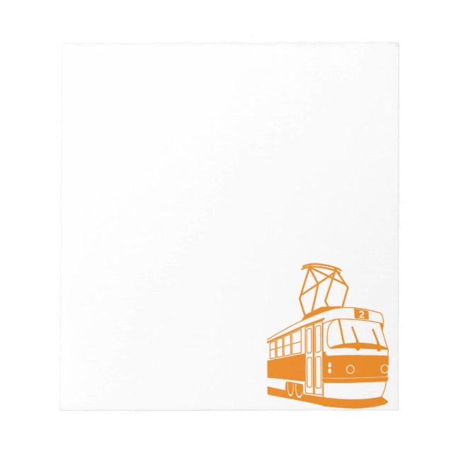 Bloco De Notas Orange Tram (Frente)
