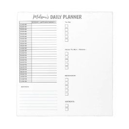 Bloco De Notas Organizador de Listas do Planejador Diário Persona