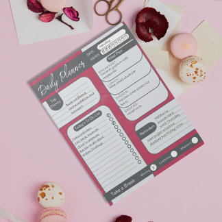Bloco De Notas Organizar com Estilo | Planner a negrito