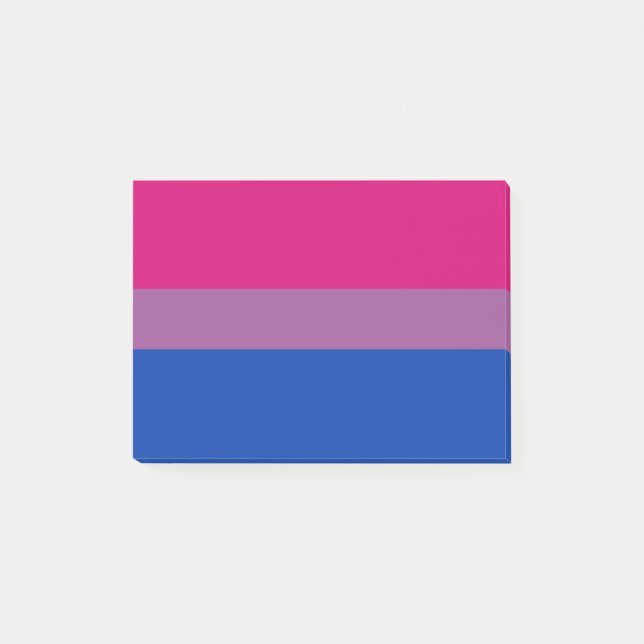 Bloco De Notas Orgulho Bissexual (Frente)