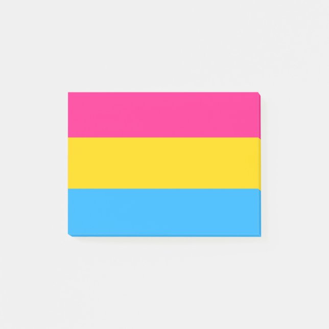 Bloco De Notas Orgulho Pansexual (Frente)