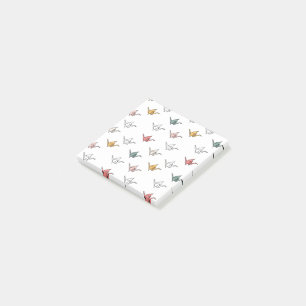 Bloco De Notas Origami Calm - Crane Posta Notas