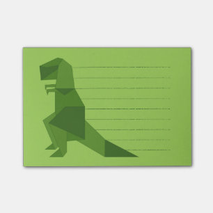 Bloco De Notas Origami de T-Rex