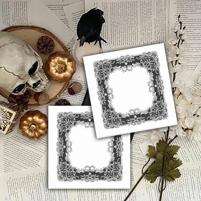 Bloco De Notas Ornate Period Design Framed (Criador carregado)