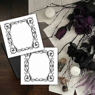 Bloco De Notas Ornate Period Design Framed