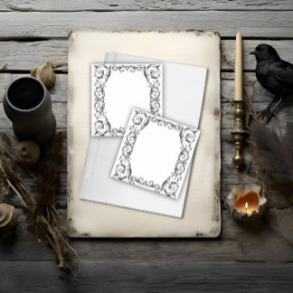 Bloco De Notas Ornate Period Design Framed