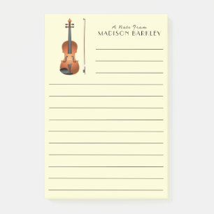 Bloco De Notas Orquestra de Cordas de Professores Musicais Violin