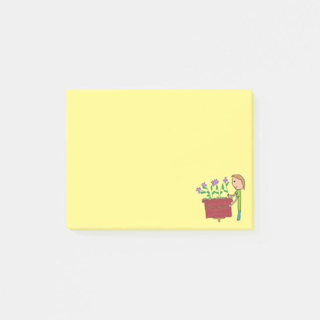 Bloco De Notas Orquídea crescendo (Frente)