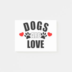 Bloco De Notas Os Cães São Apaixonados