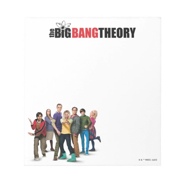 Bloco De Notas Os Caracteres Teóricos do Big Bang (Frente)