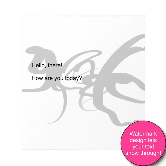 Bloco De Notas Os drivers: Abstrato preto e branco (Criador carregado)