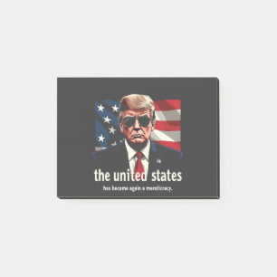 Bloco De Notas Os Estados Unidos tornaram-se novamente uma Merito