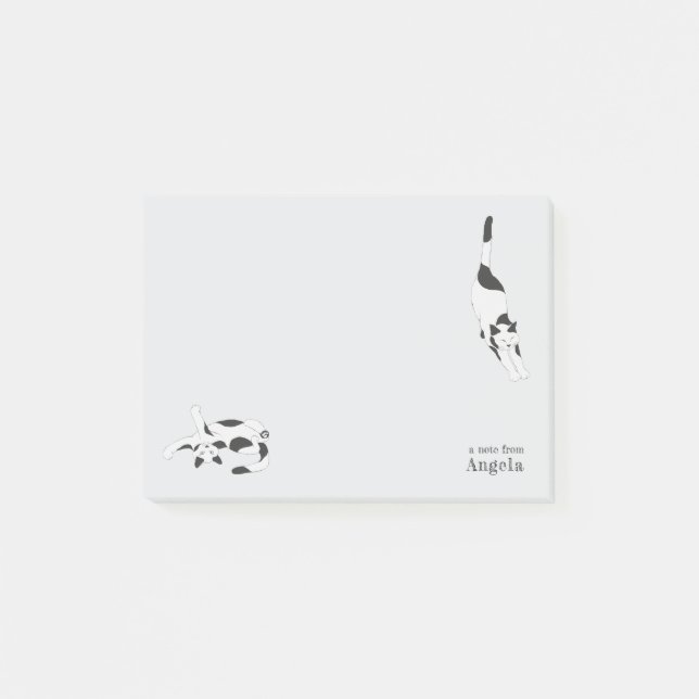 Bloco De Notas Os Gatos de cadstudios (Frente)