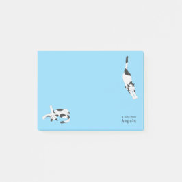 Bloco De Notas Os Gatos de cadstudios Azul