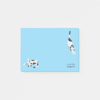 Bloco De Notas Os Gatos de cadstudios Azul