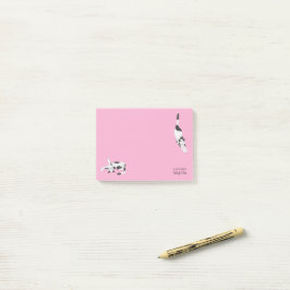 Bloco De Notas Os Gatos de cadstudios Rosa
