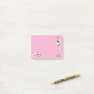 Bloco De Notas Os Gatos de cadstudios Rosa