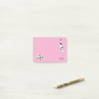 Bloco De Notas Os Gatos de cadstudios Rosa