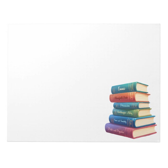 Bloco De Notas Os romances VIII de Jane Austen (Frente)