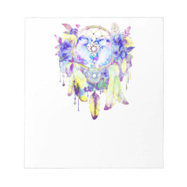 Bloco De Notas Otter Dreamcatcher Blue Yellow