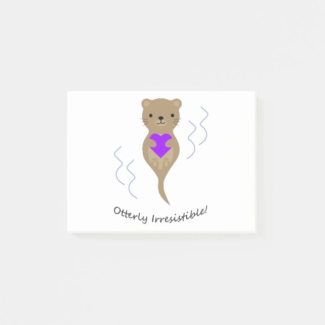 Bloco De Notas Otter Totalmente Irresistível (Frente)