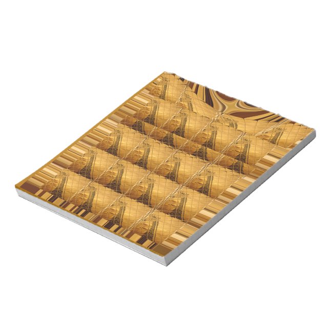 Bloco De Notas Ouro Infinito Girafa Animal Motif Art Impressão (Invertido)