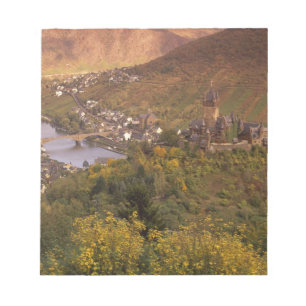 Bloco De Notas Outono em Cochem, Renânia-Palatinado, Alemanha