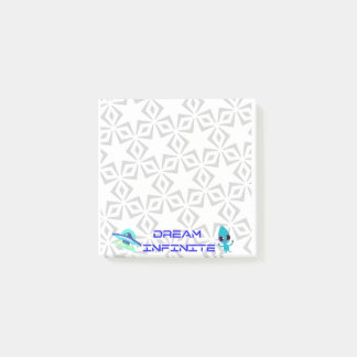 Bloco De Notas OVNI Alienígena Space Sticky Notes Posta Ideias Di