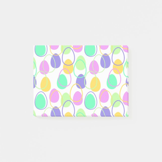 Bloco De Notas Ovos e contornos de Páscoa (Frente)