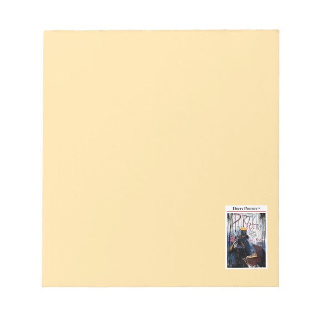 Bloco De Notas Pad de Nota de Poesia Suja (Frente)