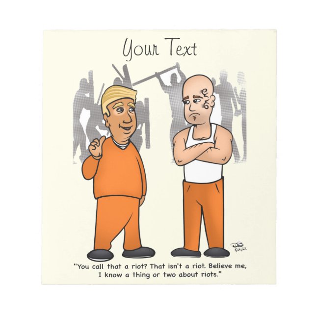 Bloco De Notas Pad de Nota do Armário de Riot (Frente)