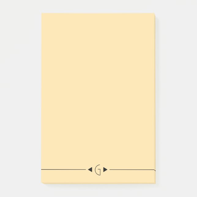 Bloco De Notas Pad de Nota Inicial (Frente)