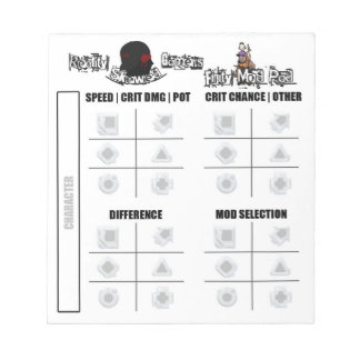 Bloco De Notas Pad do Método de Finalidade do RSG