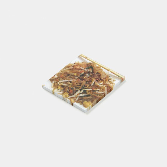 Bloco De Notas Pad Thai [ผั ด ไ ท ย] Comida de Rua Tailândia (Inclinado)