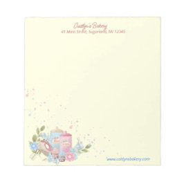 Bloco De Notas Padaria e Confeitaria Personalizadas