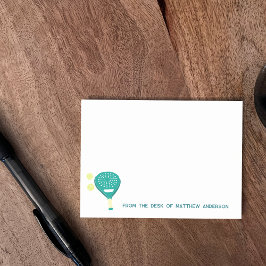 Bloco De Notas Padel Tênis Racket e Bolas Personalizadas