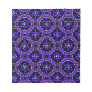 Bloco De Notas Padrão Abstrato Floral Moderno Boho Elegante #505
