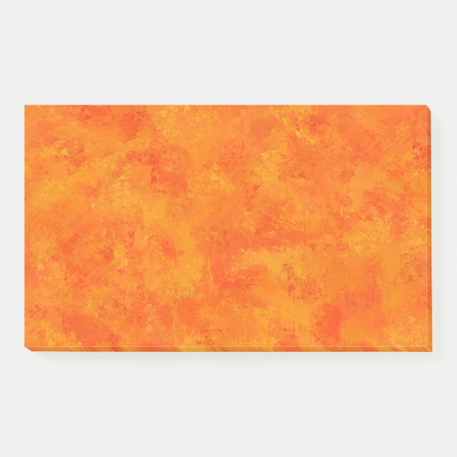 Bloco De Notas Padrão Abstrato Laranja (Frente)