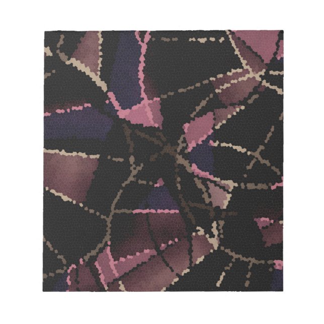 Bloco De Notas padrão abstrato mosaico (Frente)