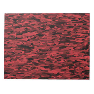 Bloco De Notas Padrão Abstrato Preto Vermelho