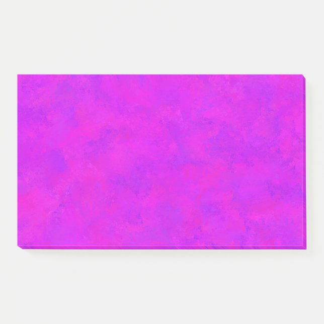 Bloco De Notas Padrão Abstrato Rosa Roxo (Frente)