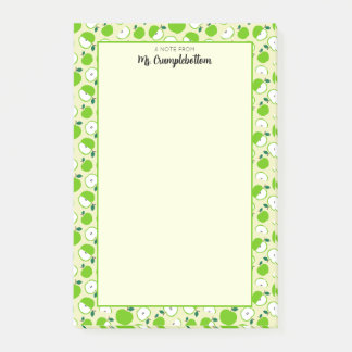 Bloco De Notas Padrão Apple A Nota da Cuta do Professor