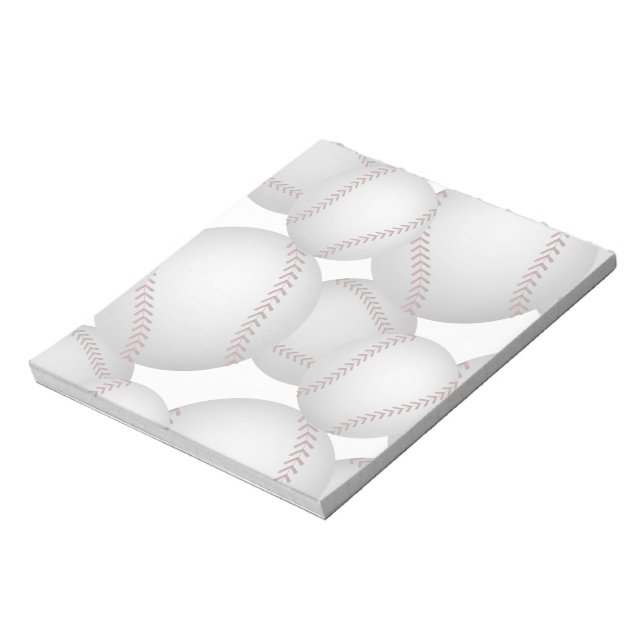 Bloco De Notas Padrão Baseballs (Invertido)